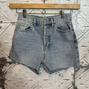 Pacsun high waisted button down cut off shorts